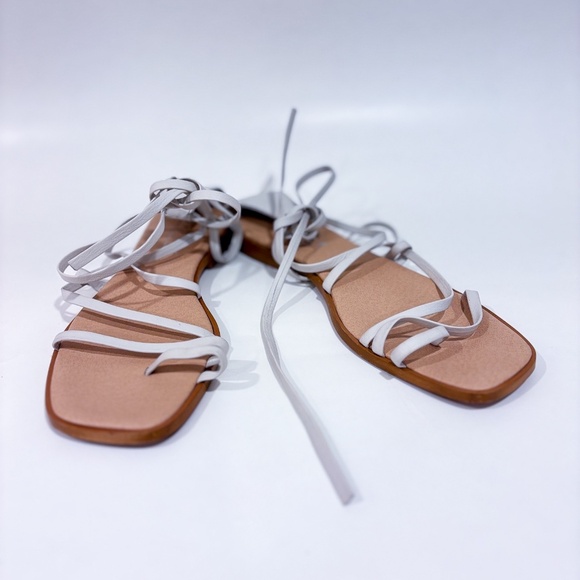 OFFICE LONDON Beige flat sandals - Picture 3 of 9